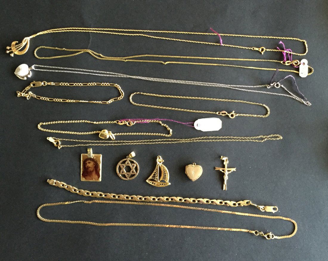 Collection of 14K Yellow Gold Jewelry (1 of 1)