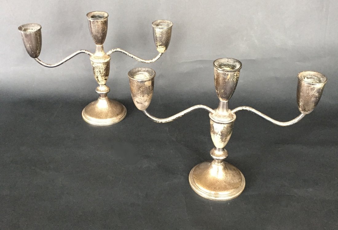 (2) Sterling Candelabras (1 of 2)