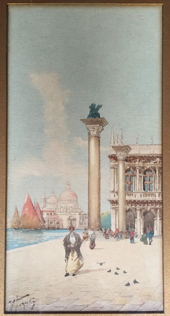 19th Century Italian Watercolor (1 of 4)