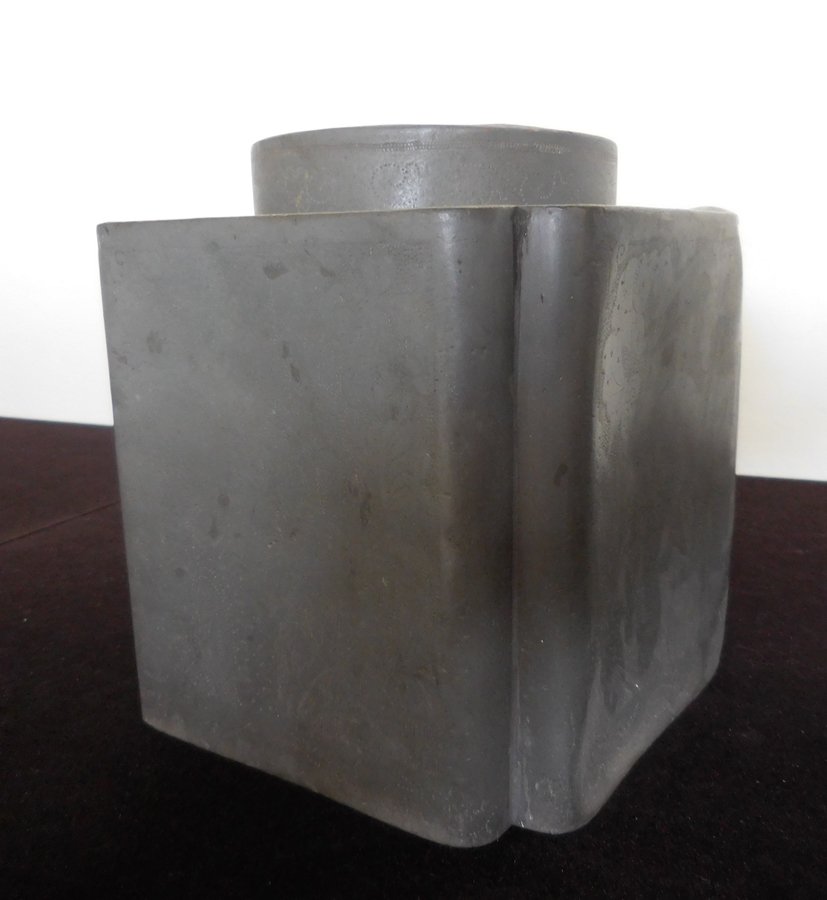 Circa 1920 Chinese Pewter Tea Caddy (1 of 4)