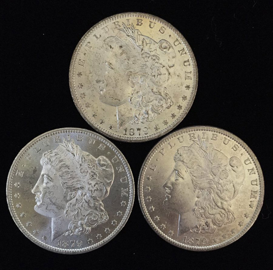 (3) Morgan Silver Dollars (1 of 3)
