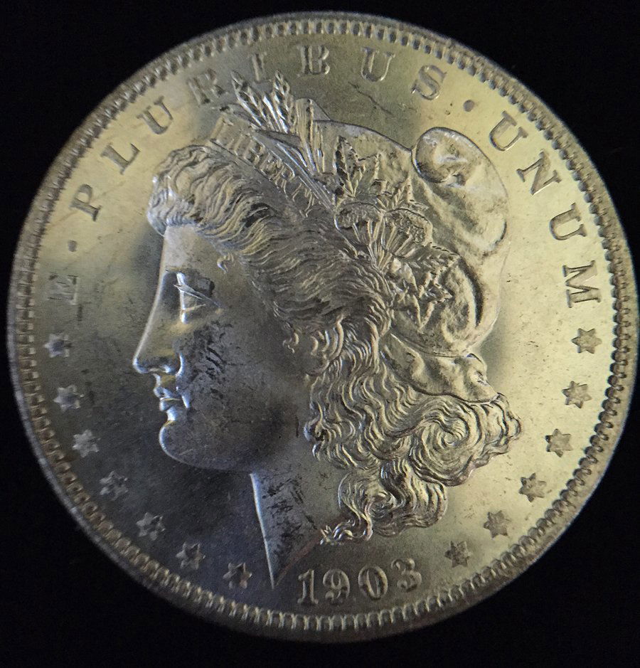 1903 - O (BU) Morgan Silver Dollar (1 of 2)