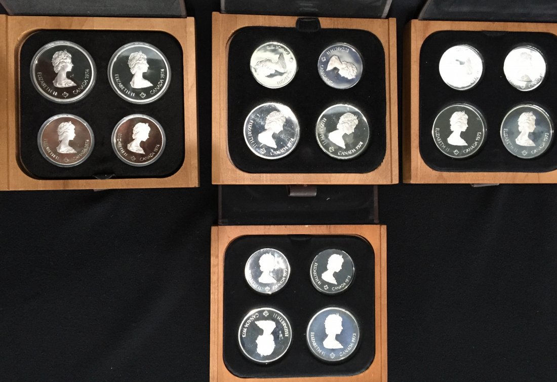 (4) Canadian Silver 4 Coin Proof Sets (1 of 2)