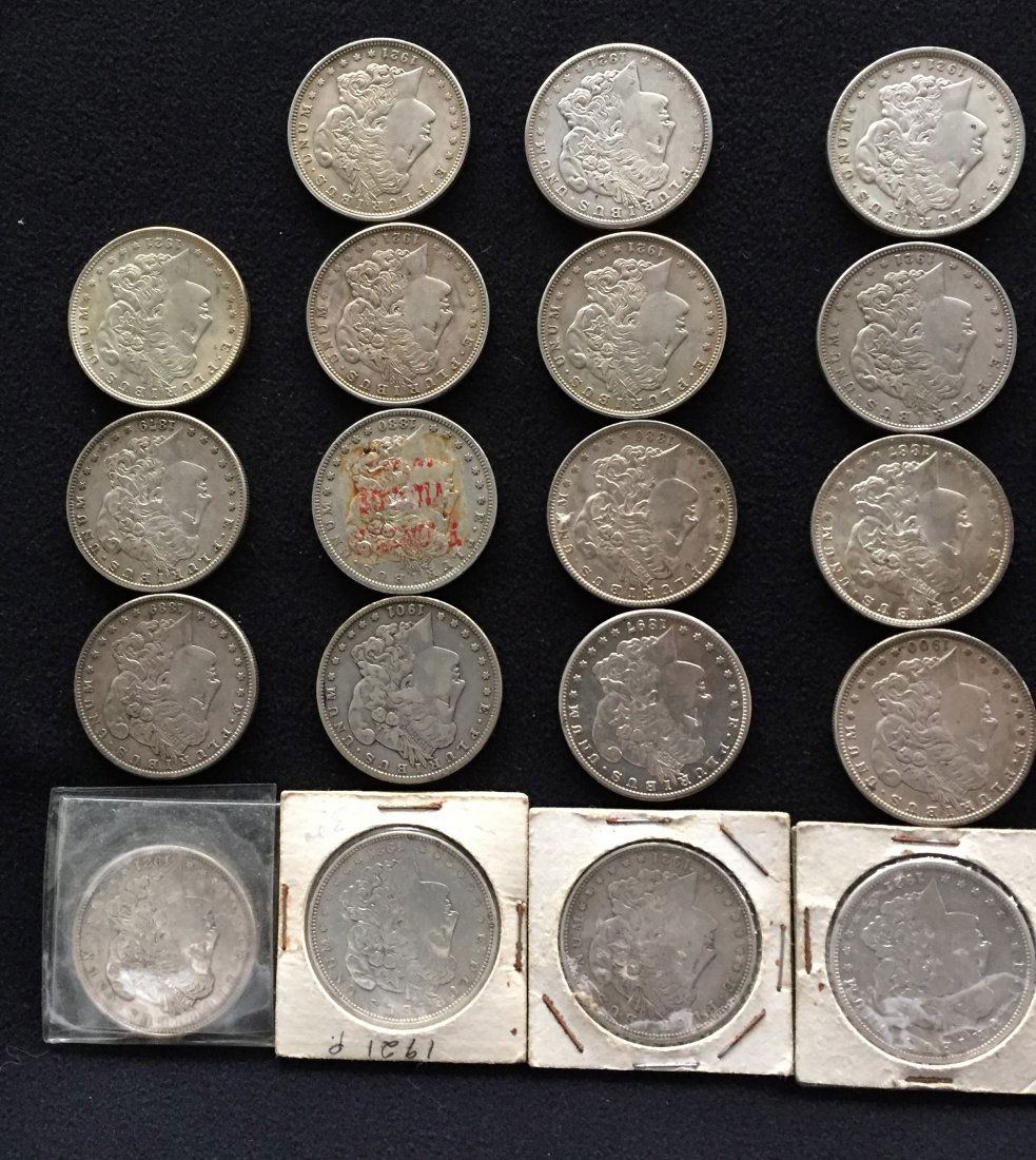(19) Morgan Silver Dollars (1 of 1)