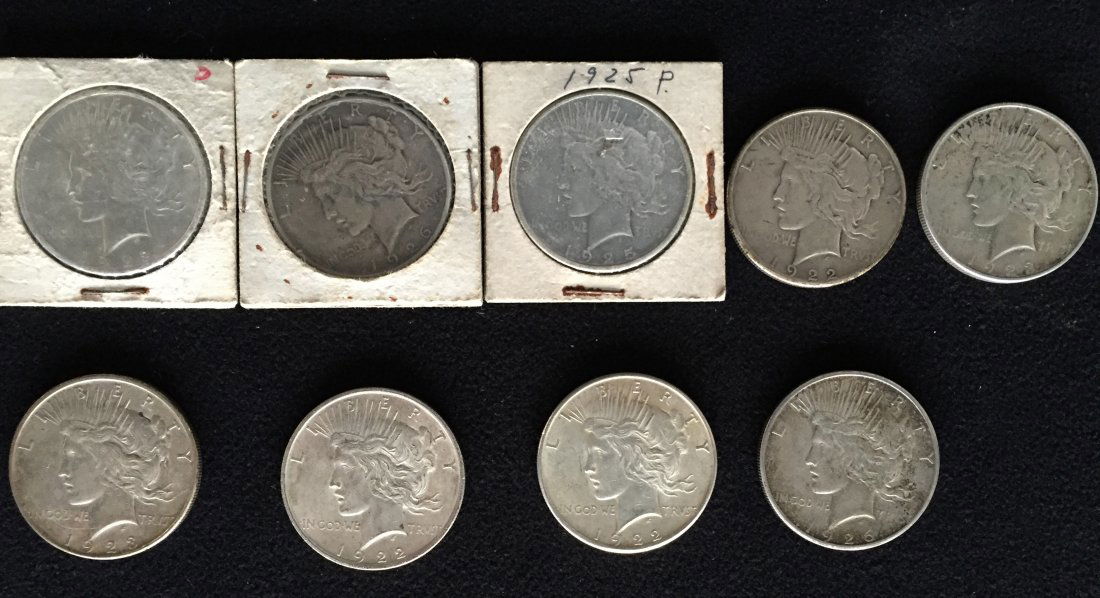 (9) Peace Type Dollars (1 of 2)