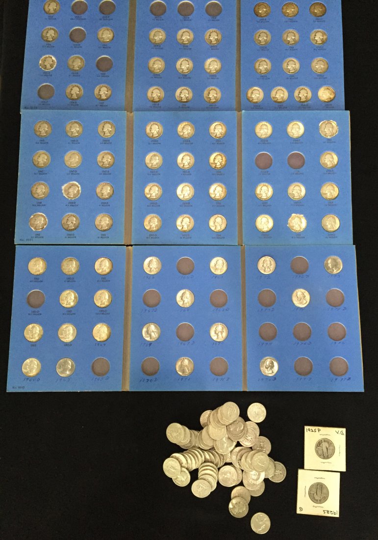 (149) Washington & Standing Liberty Silver Quarters (1 of 1)