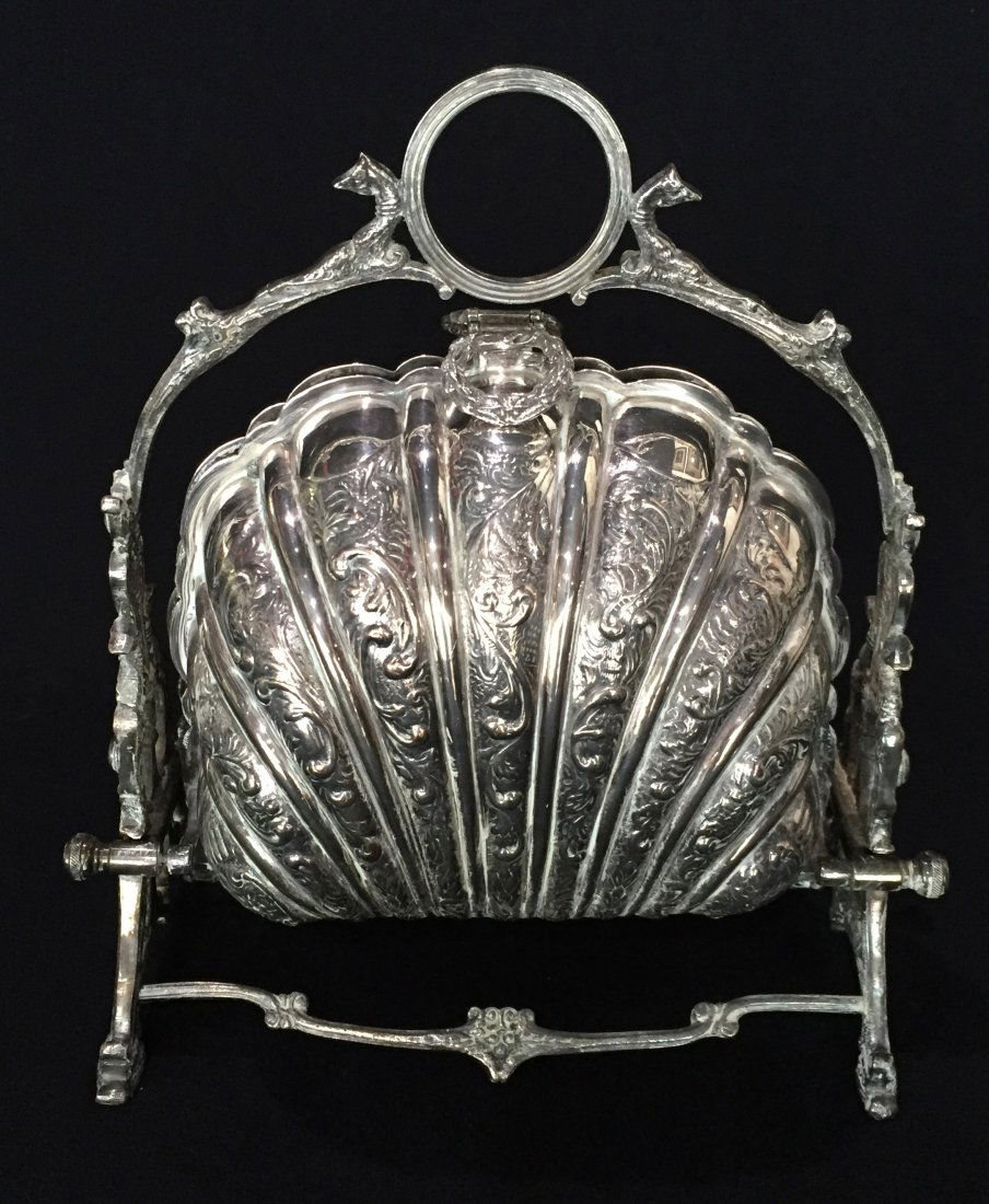 Antique Victorian Silver Plated Biscuit Warmer (1 of 3)