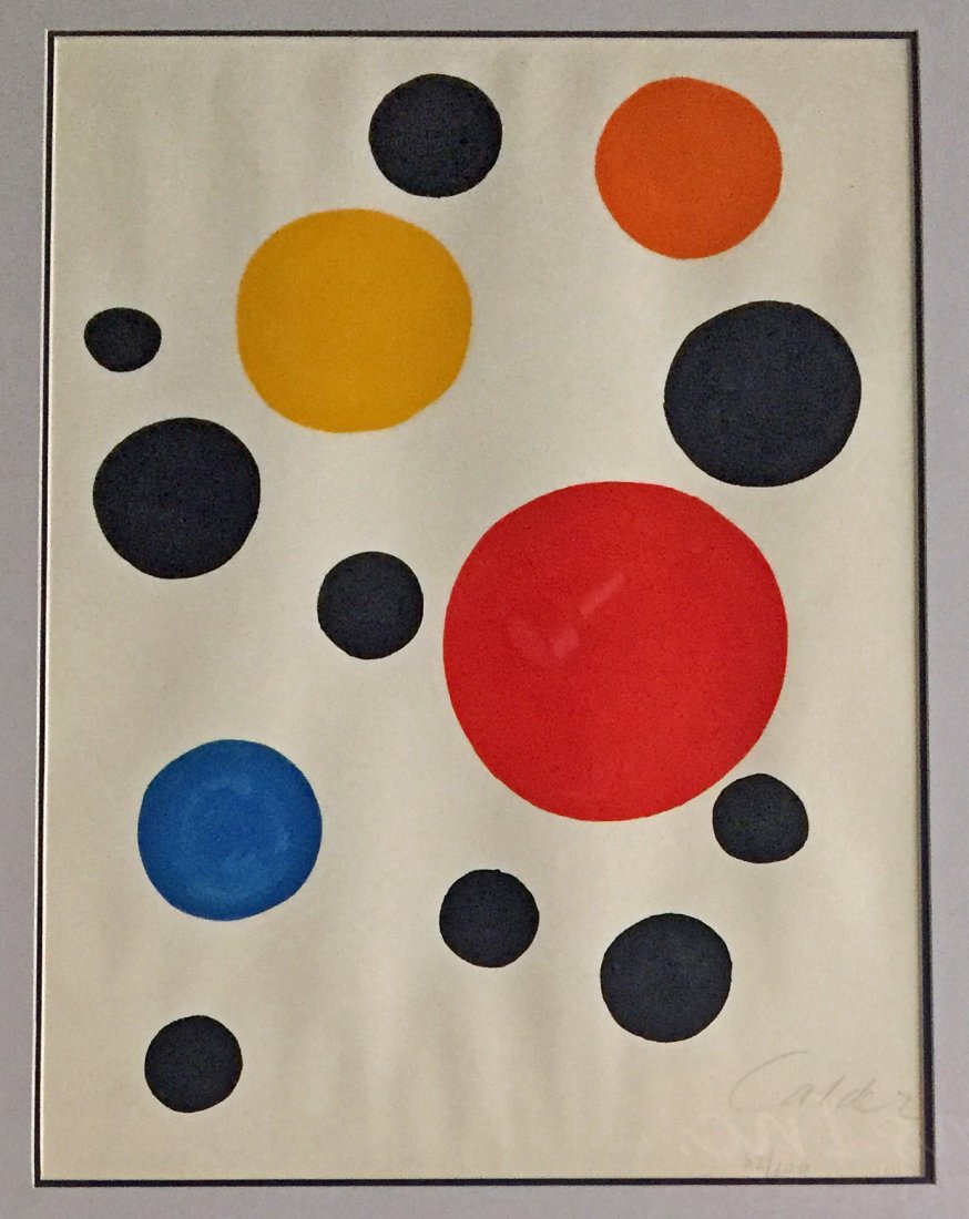 Alexander Calder Lithograph (1 of 3)