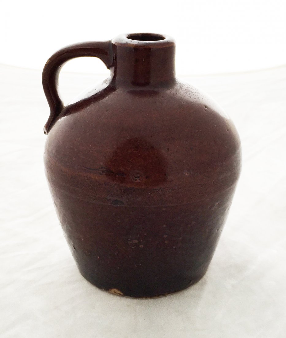 Roy Croft Stoneware Syrup Jug (1 of 3)