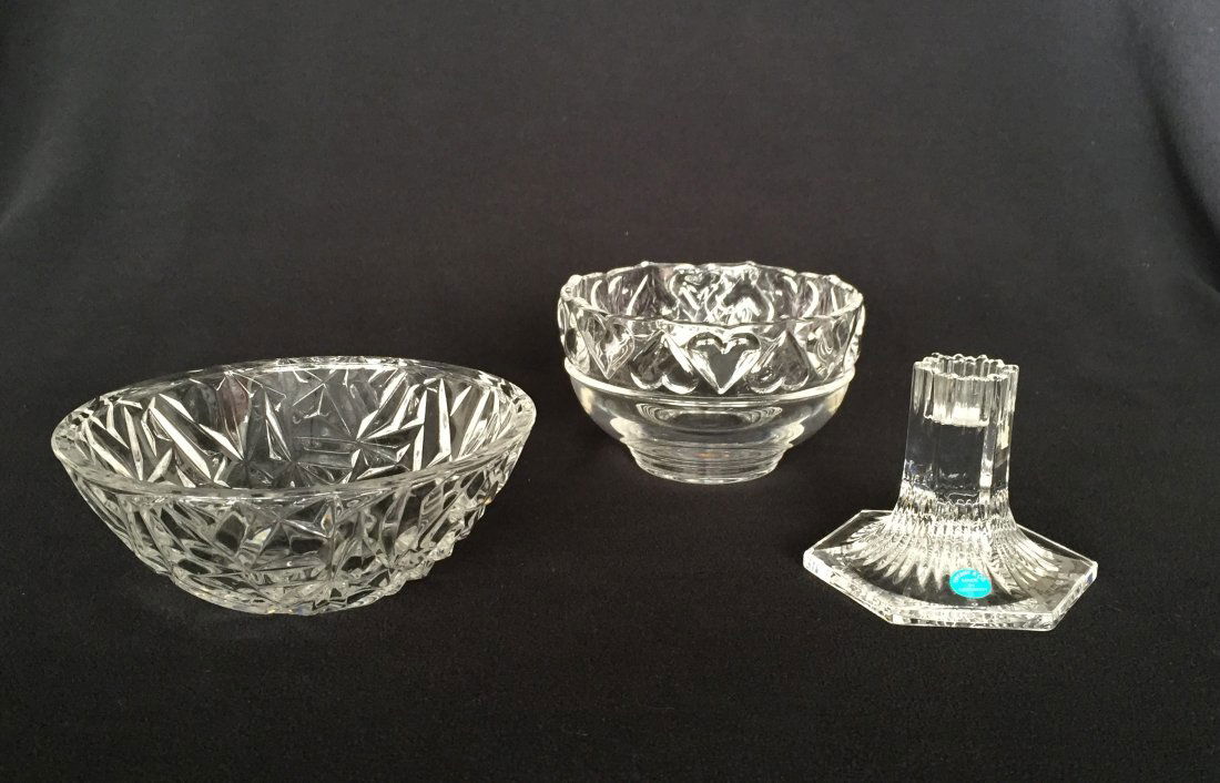 (3pcs) Tiffany & Co. Bowls and Candle Stick (1 of 5)