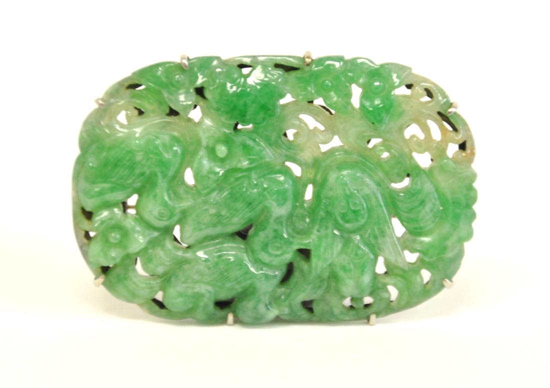 Chinese Jadeite Brooch (1 of 3)