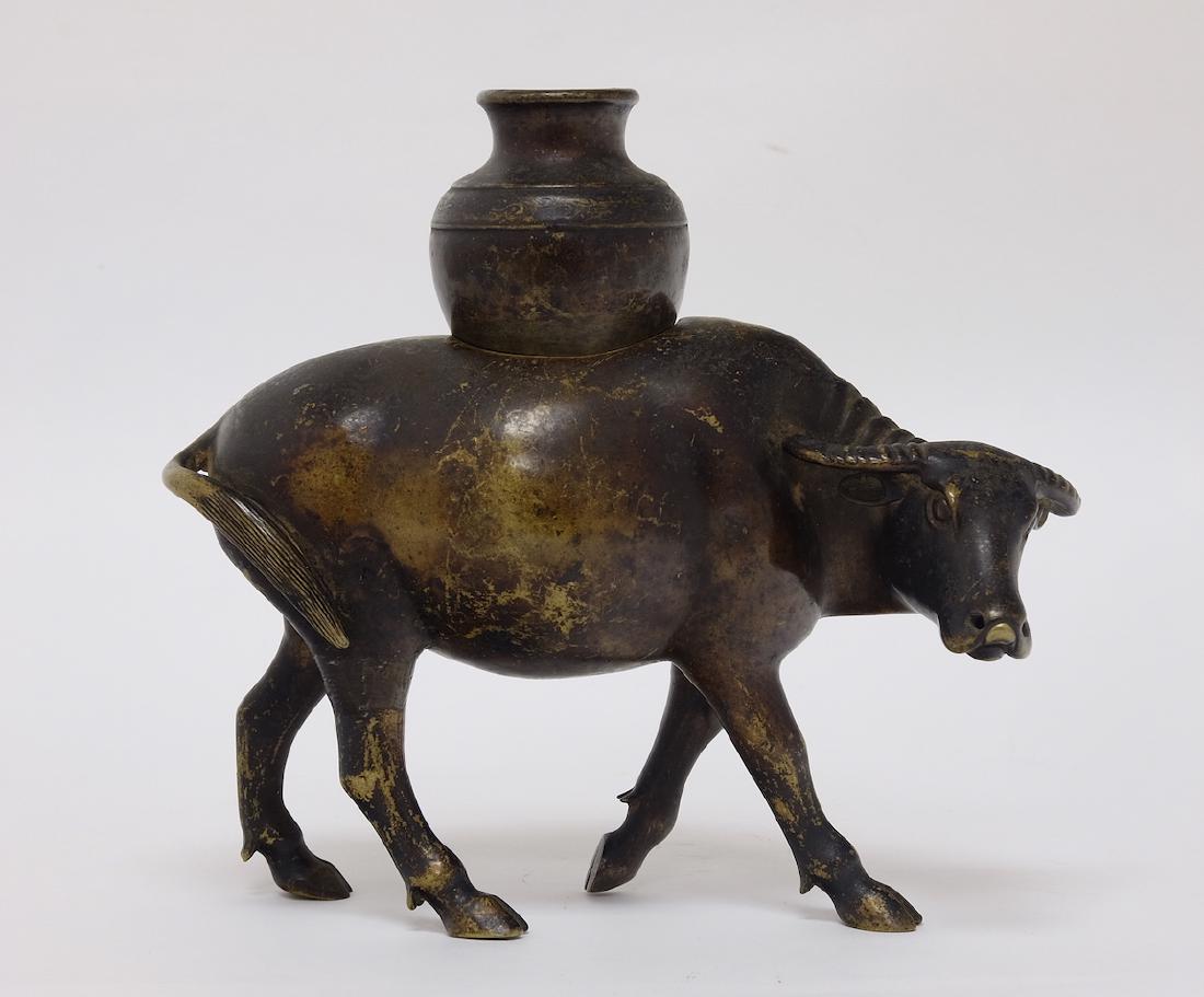 Chinese Bronze Water Buffalo Incenser (1 of 10)