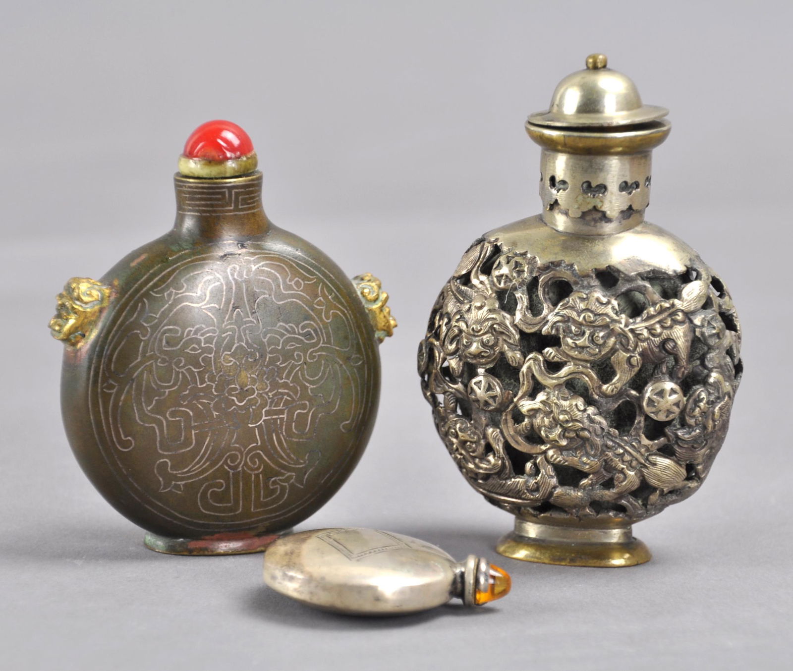 Chinese Three Snuff Bottles (1 of 2)