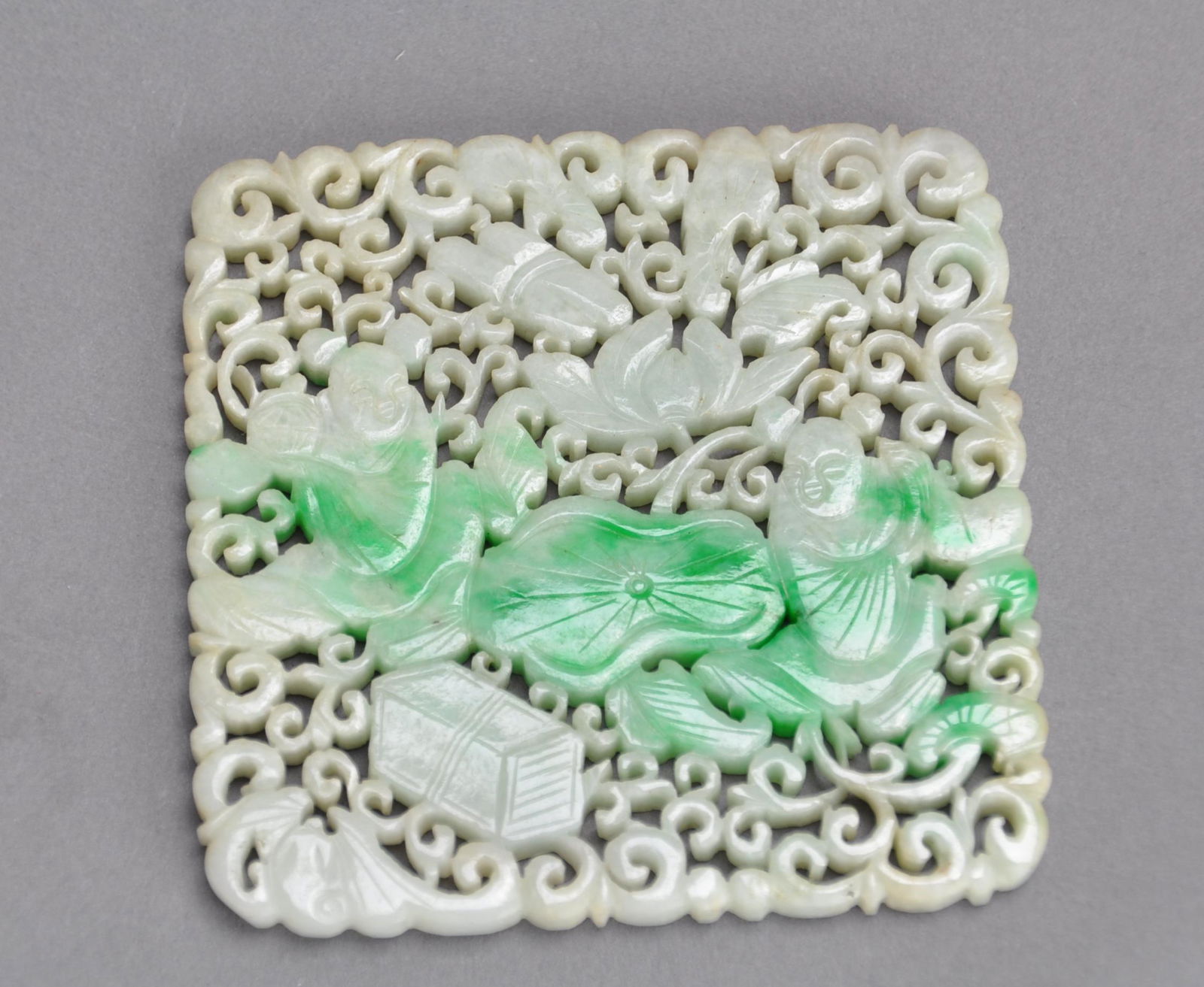 Chinese Jadeite Plaque (1 of 8)