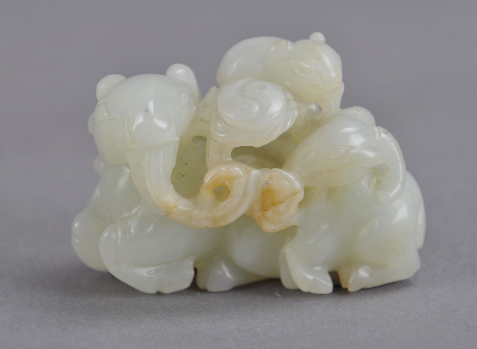 Chinese White Jade Russet Carving (1 of 13)