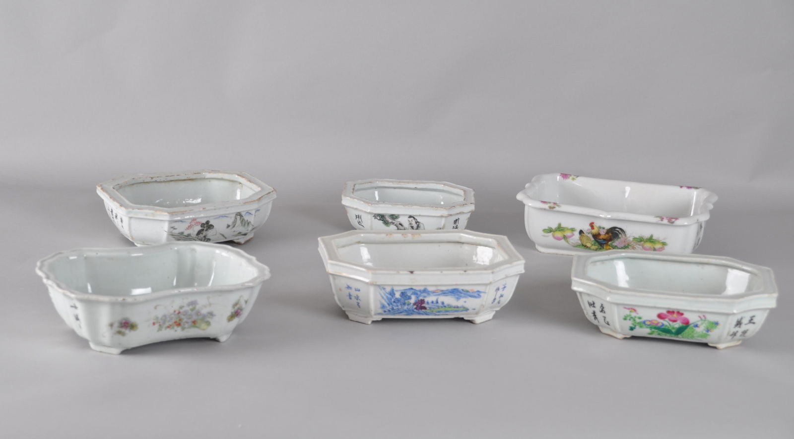 Chinese Group of  Six Planter (1 of 4)