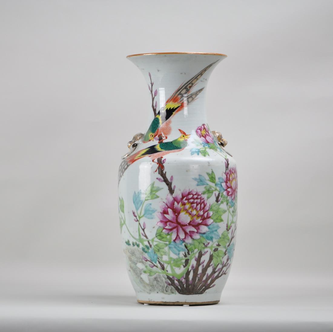 Chinese Large Famille Rose Vase (1 of 8)