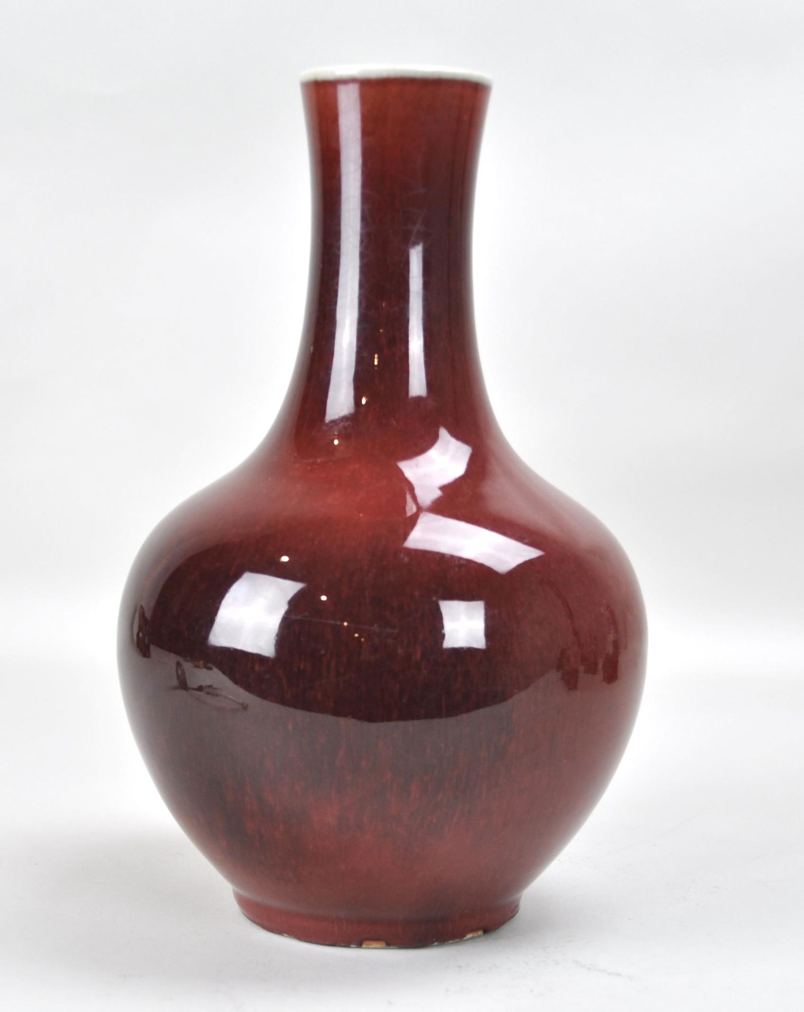 Chinese Ox-blood Bottle Vase (1 of 5)