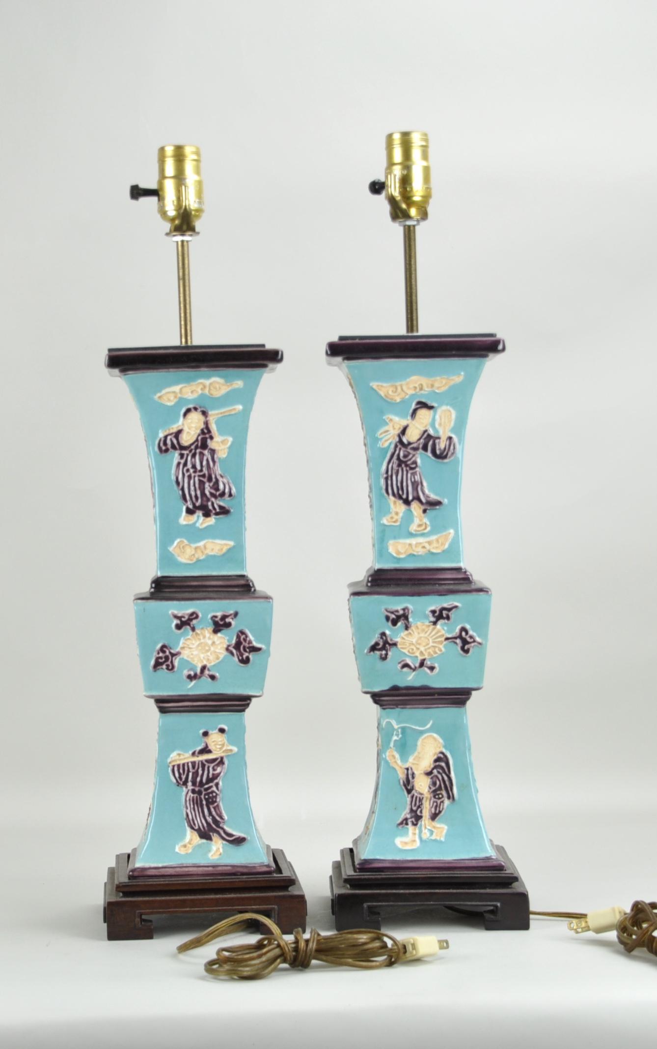 Chinese Pair Lamps (1 of 2)