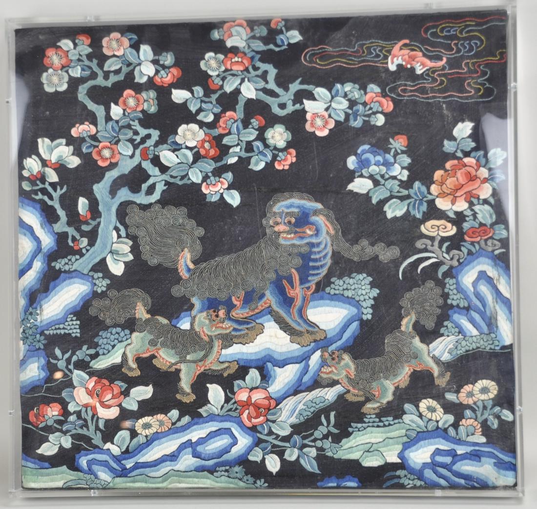 Chinese Framed Kesi Piece (1 of 3)