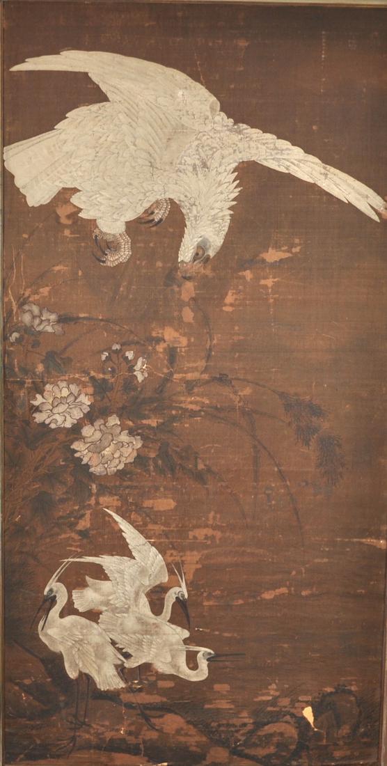 Chinese Silk Painting Framed 3 (1 of 19)