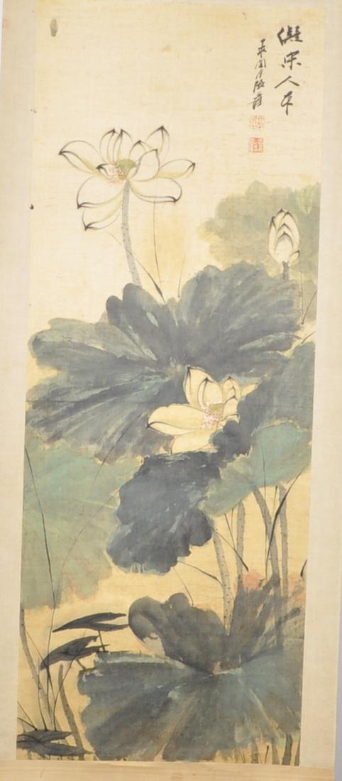 Chinese Silk Painting Framed 7 (1 of 4)