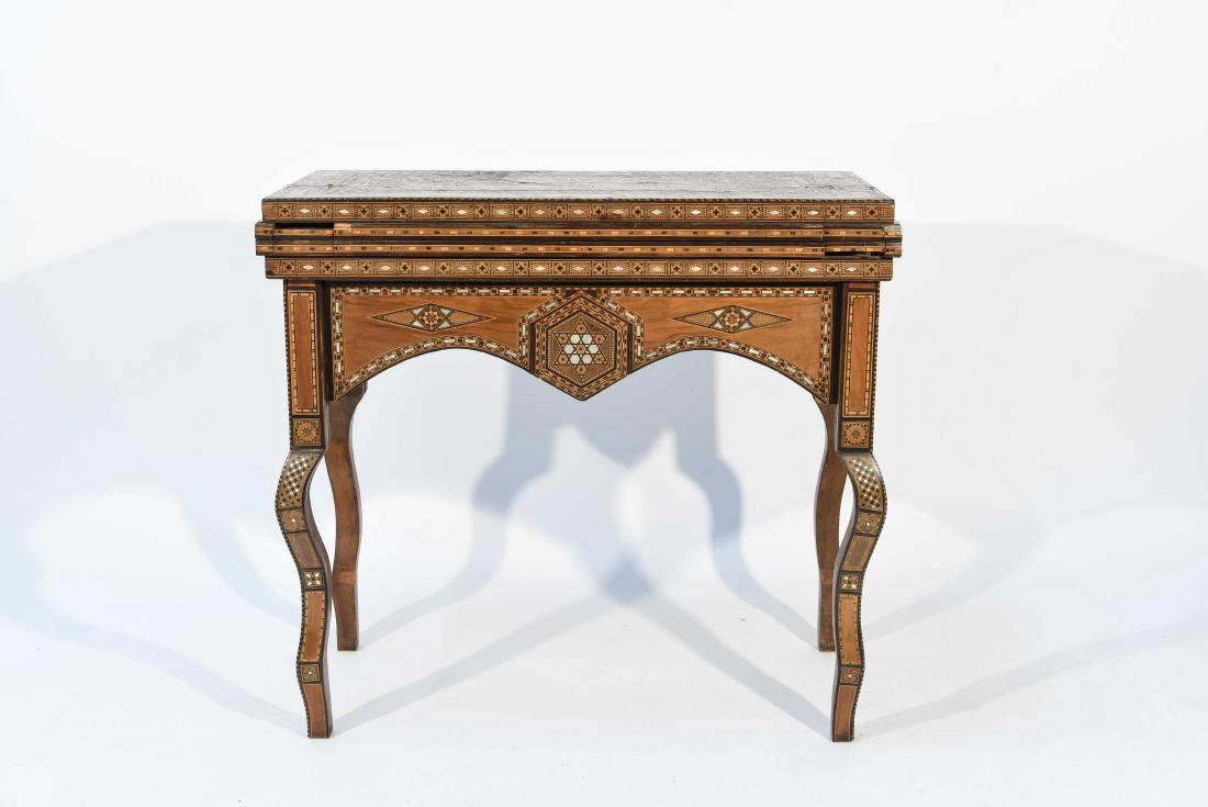 DAMASCUS SYRIAN STYLE GAME TABLE (1 of 16)