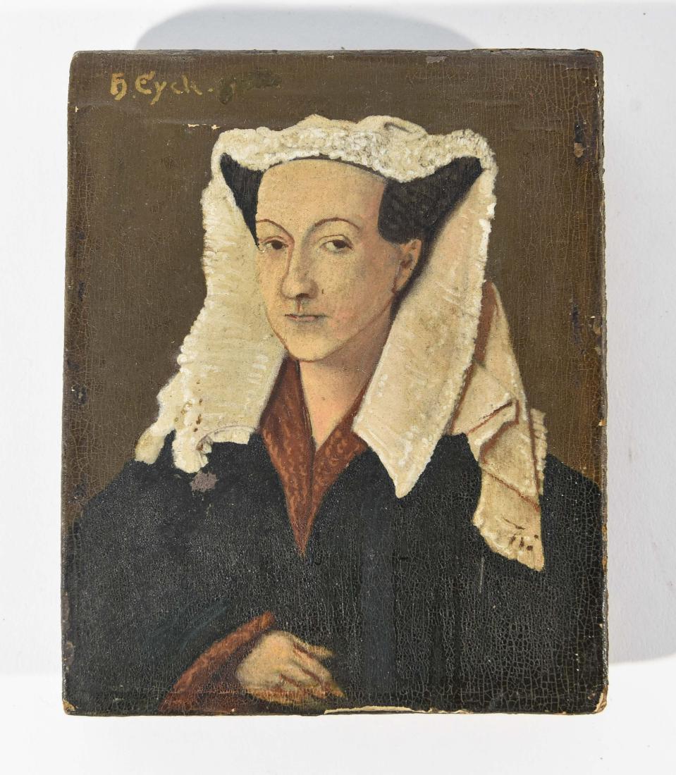 AFTER JAN VAN EYCK PORTRAIT PAINTING (1 of 8)