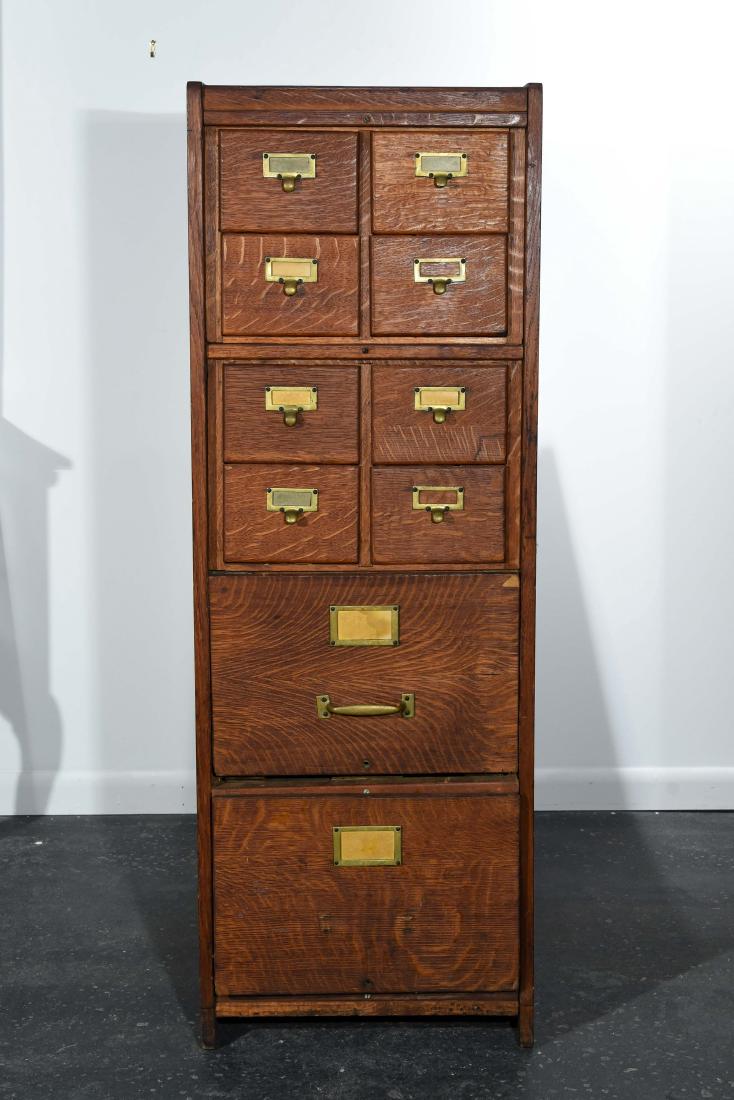 OAK FILING CABINET (1 of 7)