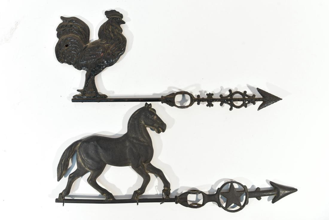 (2) FIGURAL WEATHERVANES (1 of 8)
