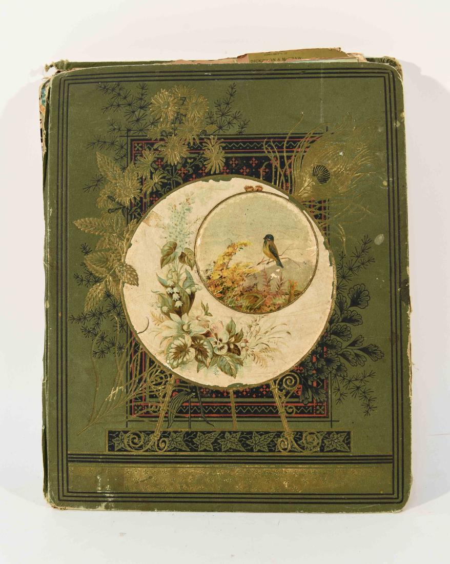 ANTIQUE DIE CUT TRADE CARD SCRAP BOOK (1 of 11)