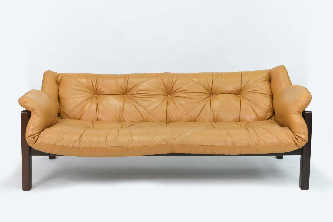 JEAN GILLON FOR ITALMA LEATHER SOFA (1 of 9)