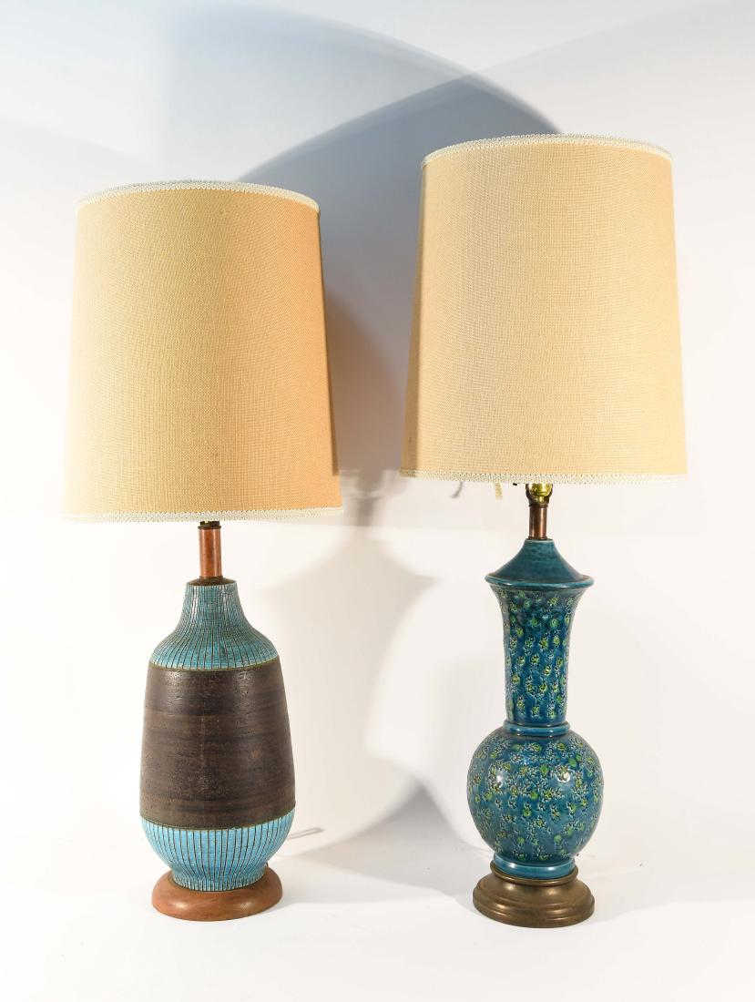 (2) ITALIAN CERAMIC TABLE LAMPS (1 of 11)