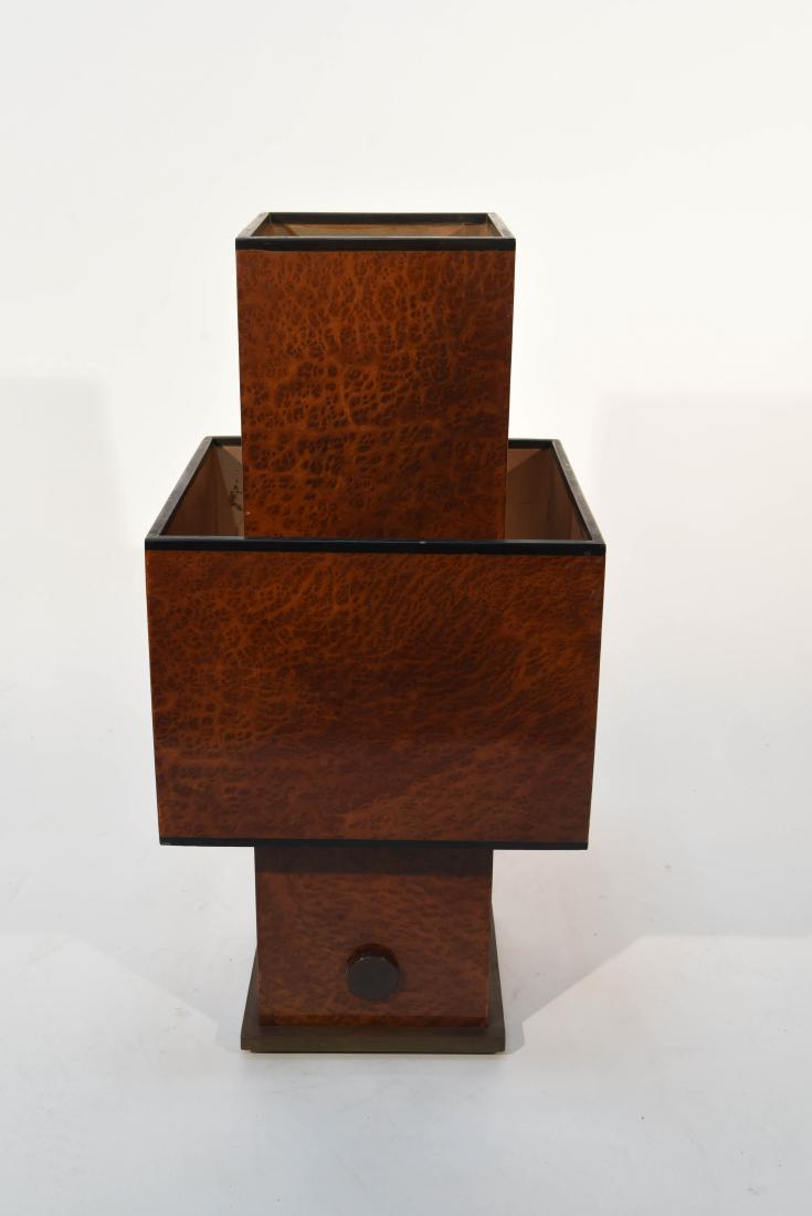WILLY RIZZO BURL WOOD TABLE LAMP (1 of 10)