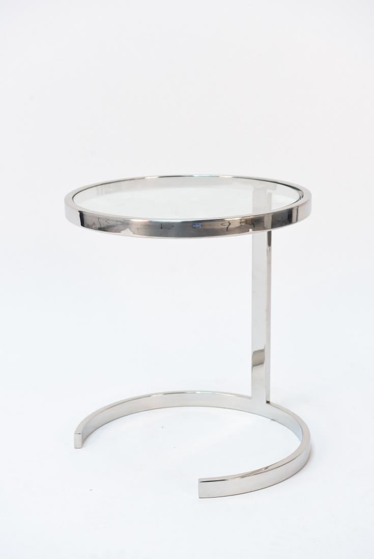 SMALL CHROME SIDE TABLE PACE STYLE (1 of 5)