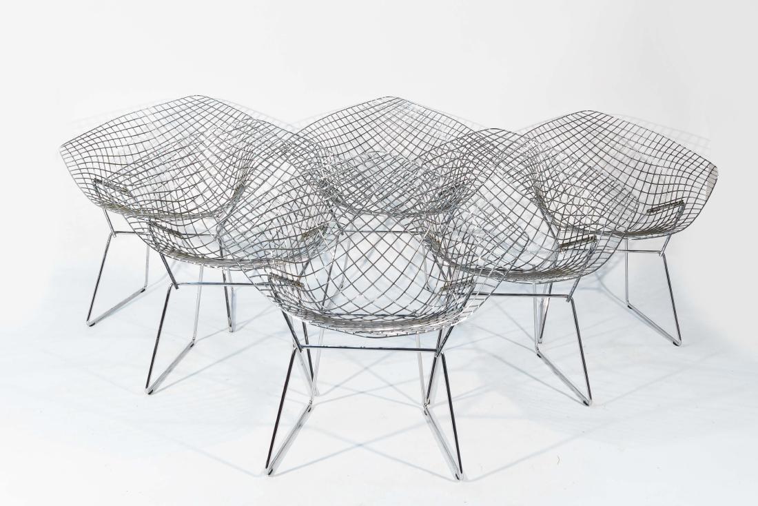 (6) BERTOIA DIAMOND CHAIRS (1 of 10)