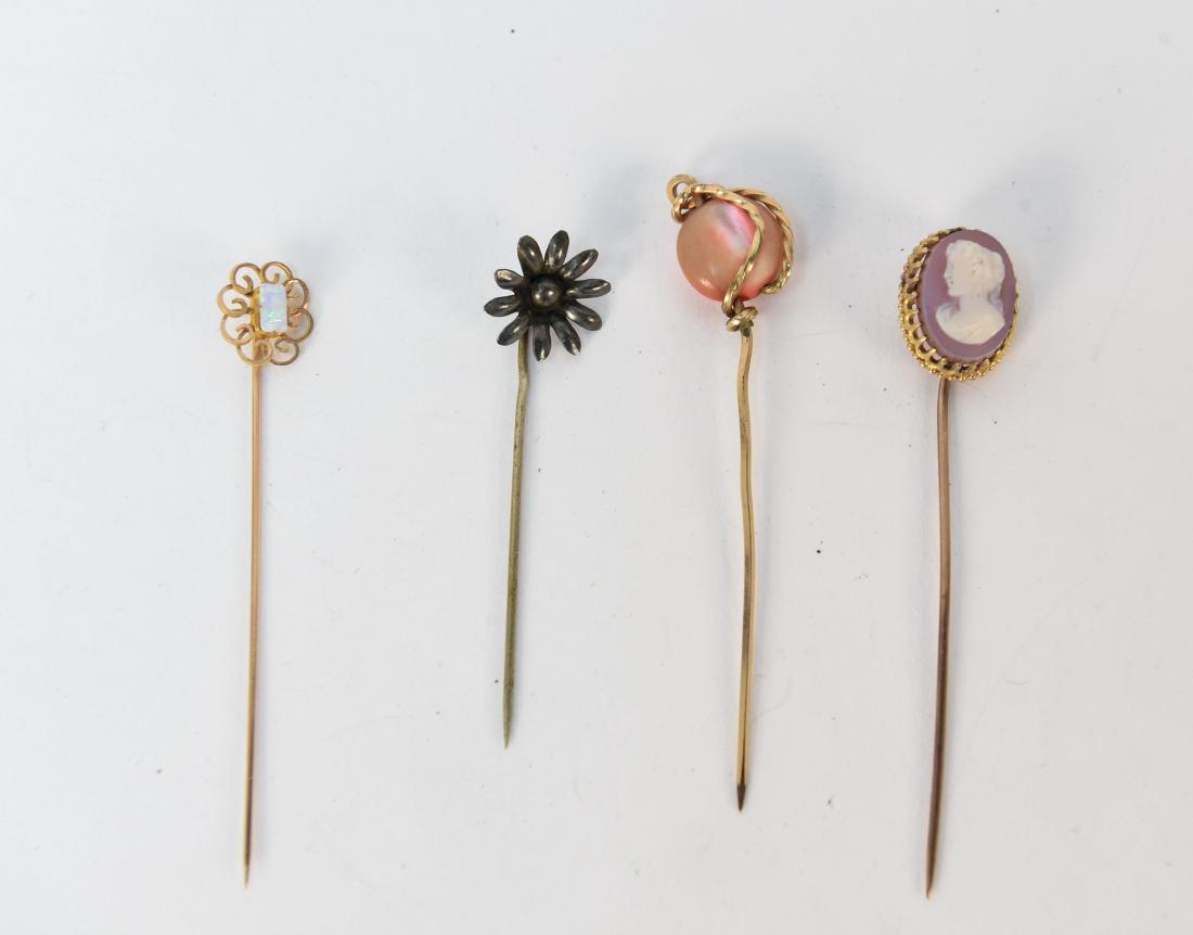 (4) ANTIQUE STICK PINS (1 of 4)