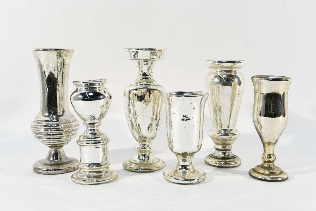 GROUPING OF MERCURY GLASS (1 of 10)