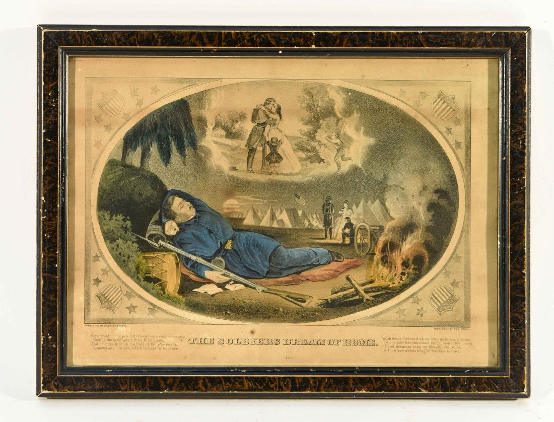 CURRIER & IVES CIVIL WAR PRINT (1 of 8)