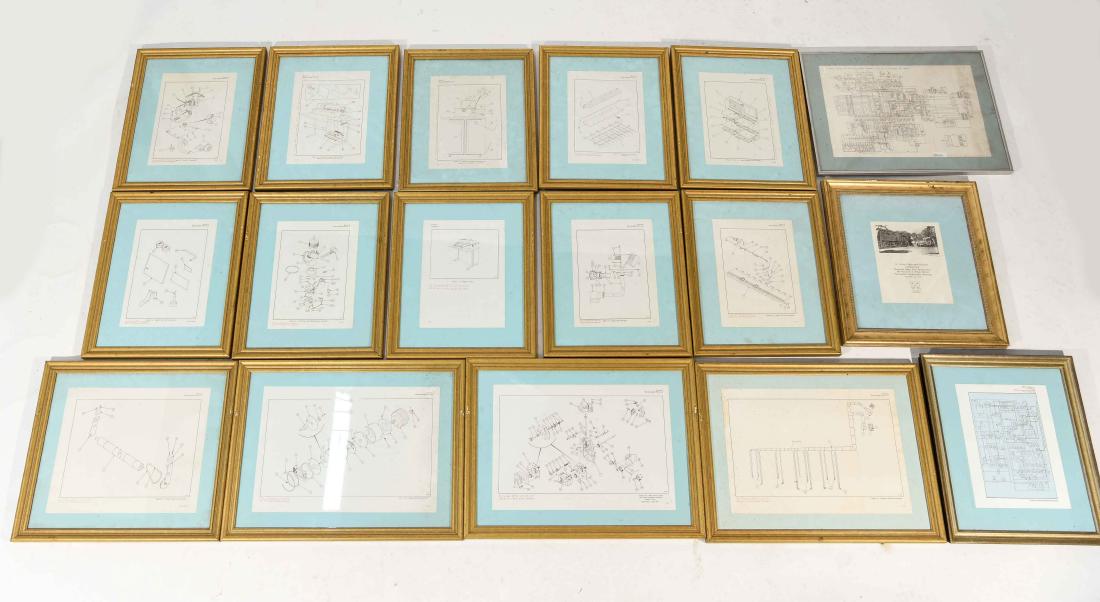 (17) ROBERT G. BOWEN JR. FRAMED DIAGRAMS (1 of 9)