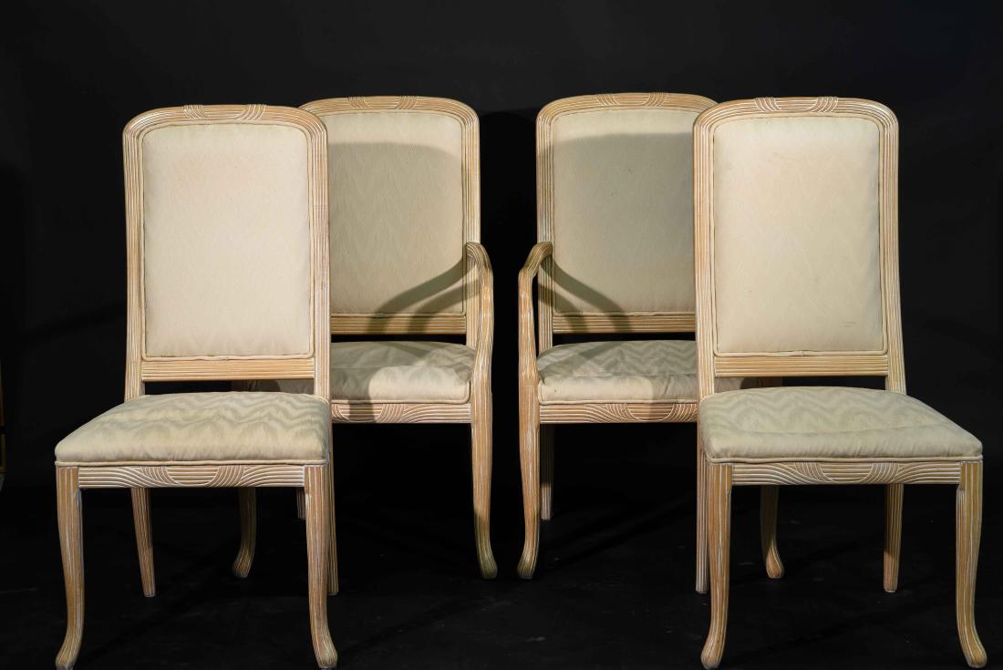 (4) JAMES MONT STYLE CERUSED OAK DINING CHAIRS (1 of 12)