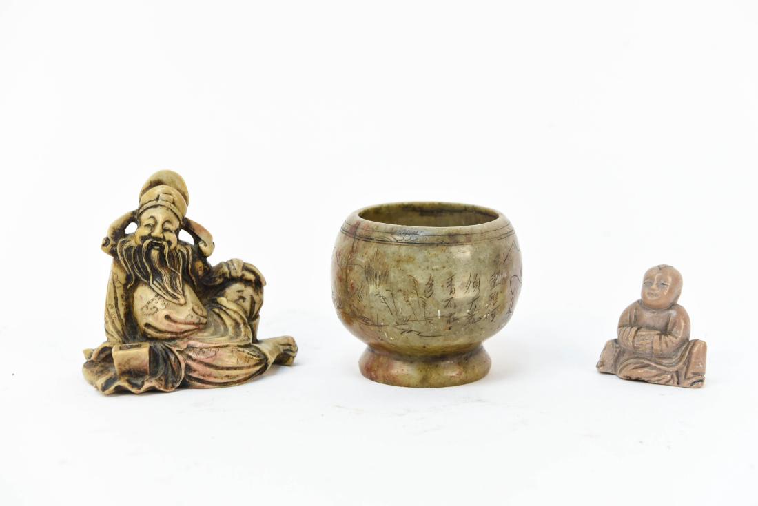 CHINESE SOAPSTONE GROUPING (1 of 6)
