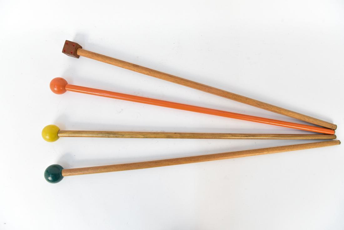 (4) BILLIARD GAME MOTIF CANES (1 of 7)