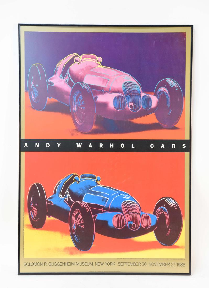 ANDY WARHOL CARS GUGGENHEIM MUSEUM POSTER (1 of 10)