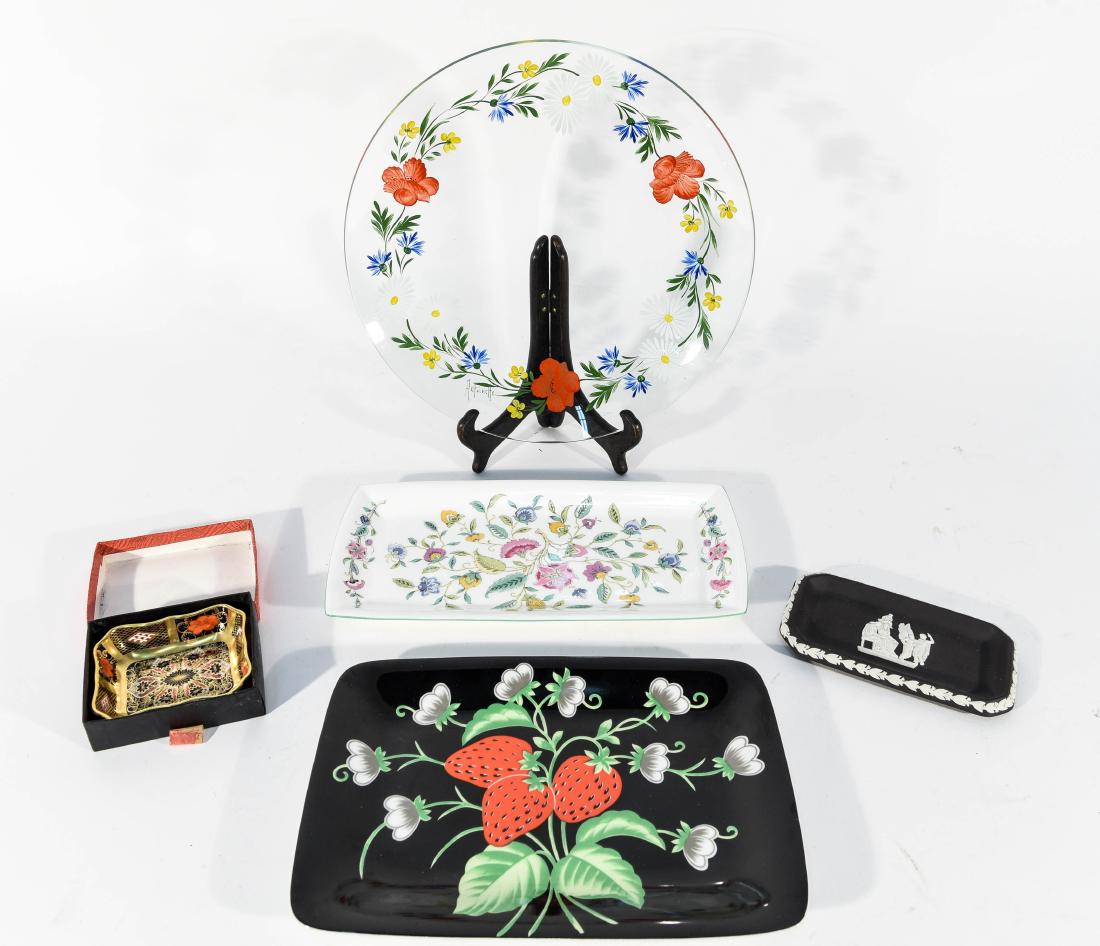 (5) MISC SMALL CERAMIC TRAYS (1 of 11)