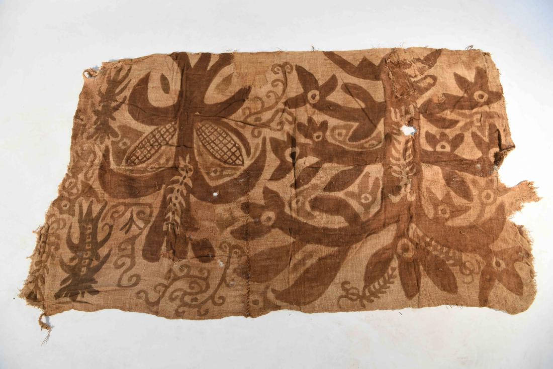 CHANCAY PAINTED TEXTILE PANEL (1 of 10)