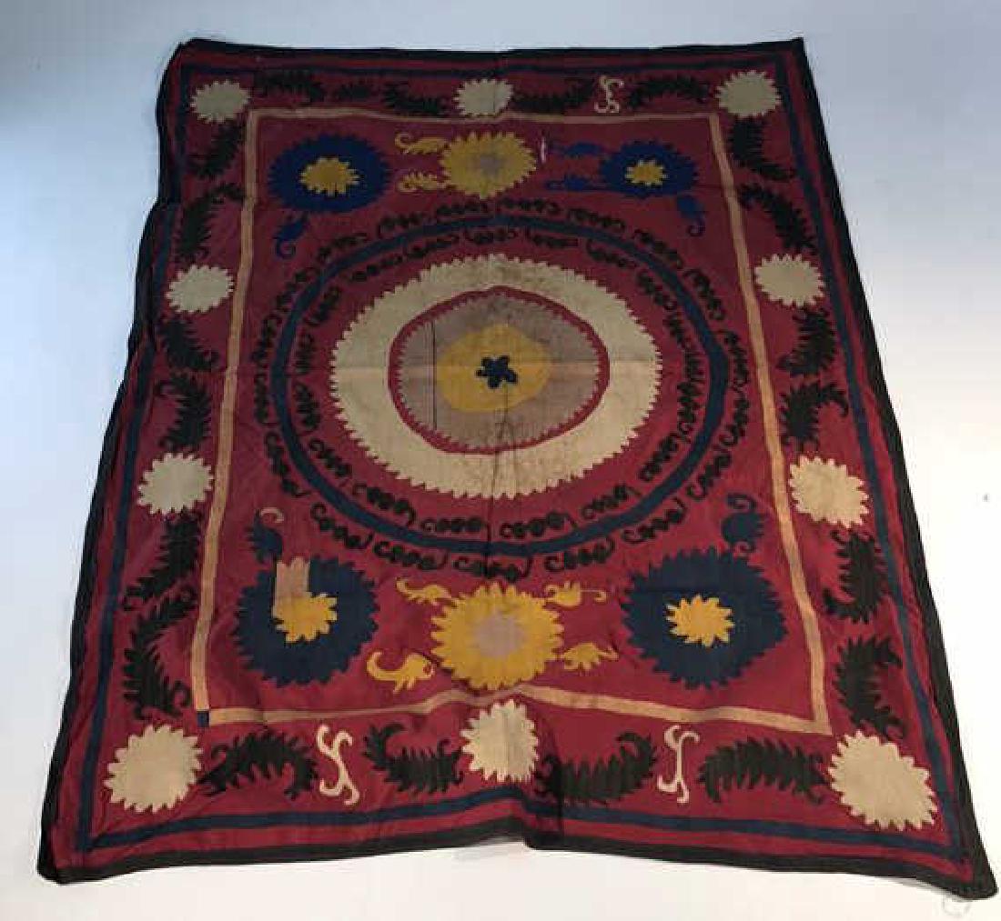 EMBROIDERED SUZANI TAPESTRY (1 of 10)