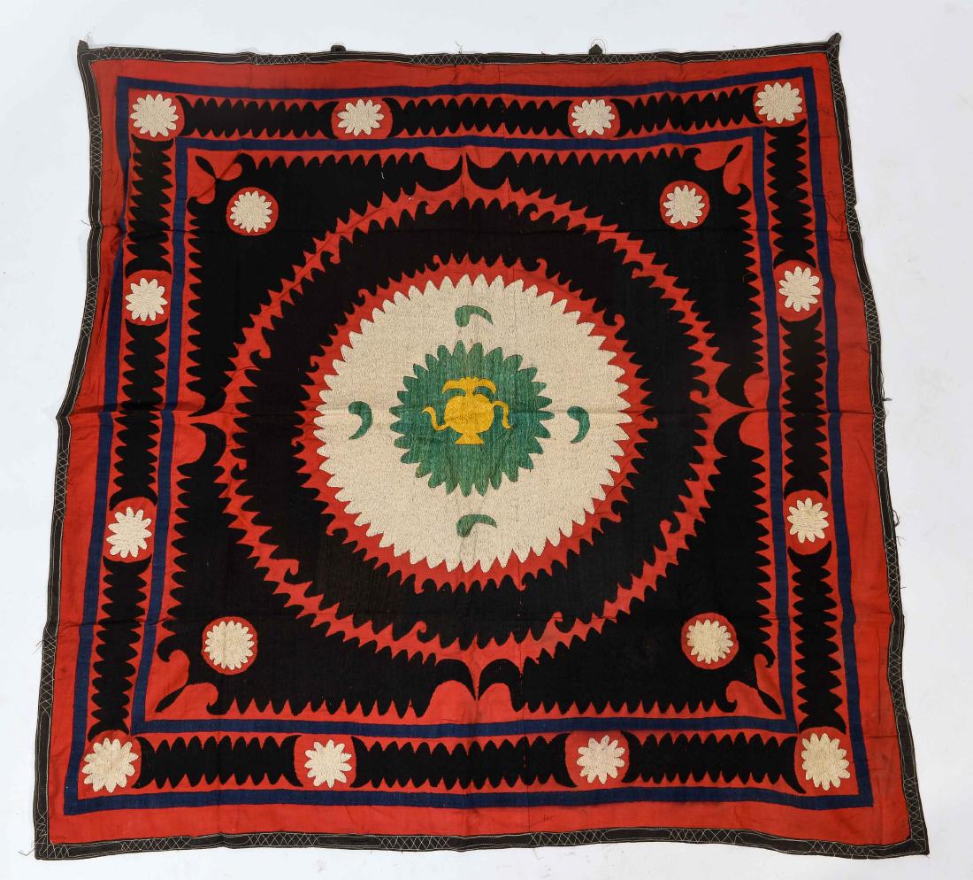 EMBROIDERED SUZANI WALL HANGING (1 of 7)