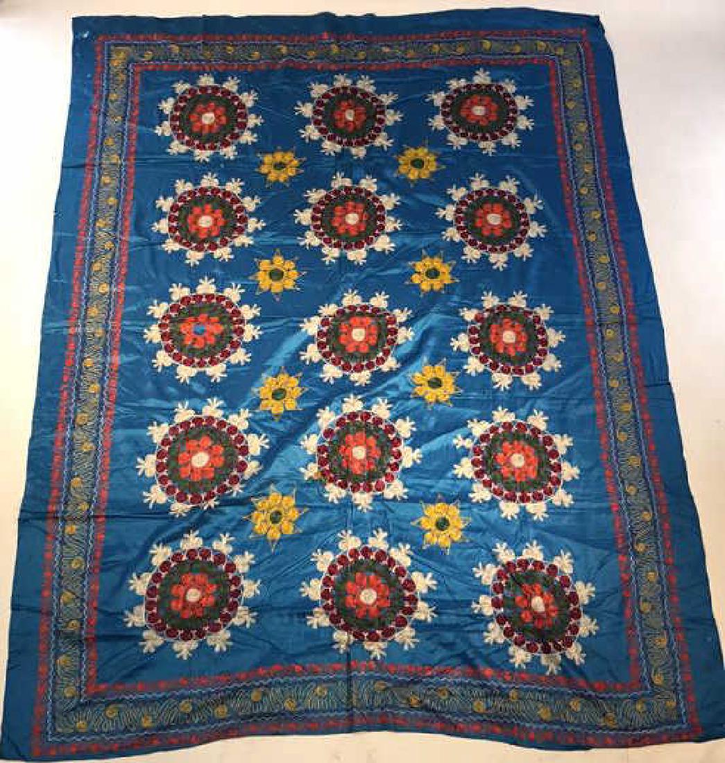 EMBROIDERED SUZANI WALL HANGING (1 of 10)