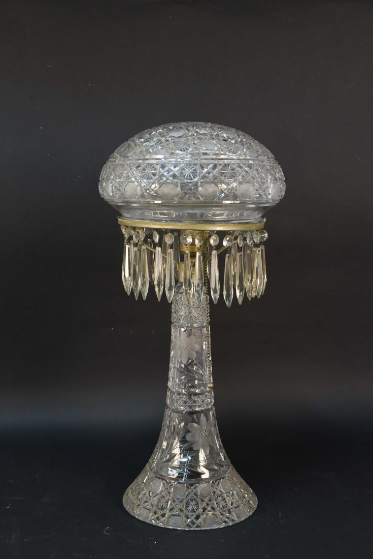 CUT CRYSTAL LAMP (1 of 9)